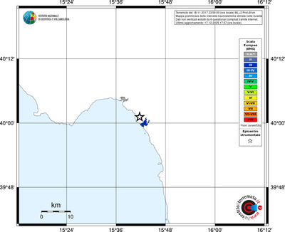 Mappa EMS - territori località