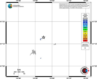 Mappa EMS - territori località