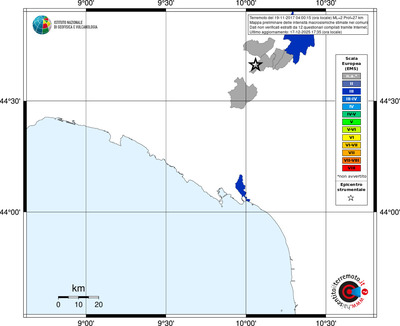 Mappa EMS - territori comuni