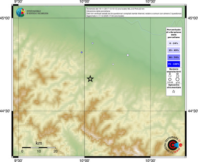 Mappa comuni con almeno 3 questionari