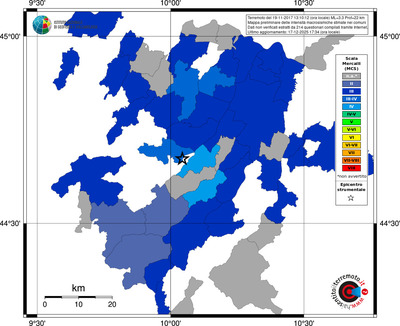 Mappa MCS - territori comuni