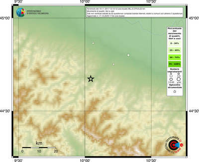 Mappa comuni con almeno 3 questionari