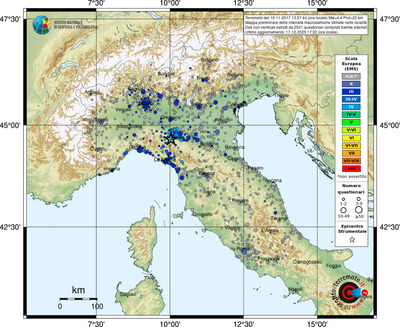 Mappa EMS - località