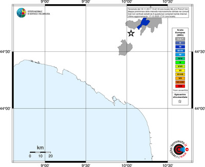 Mappa EMS - territori comuni
