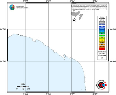 Mappa EMS - territori comuni