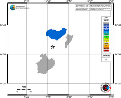 Mappa MCS - territori comuni