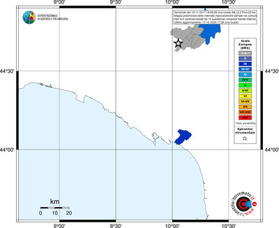 Mappa EMS - territori comuni