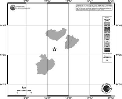 Mappa EMS - territori comuni