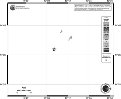 Mappa MCS - territori località