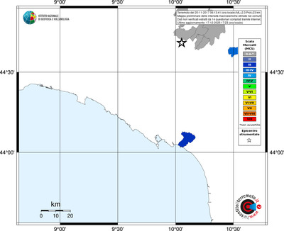 Mappa MCS - territori comuni