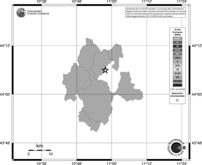 Mappa EMS - territori comuni