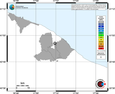 Mappa EMS - territori comuni