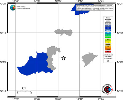 Mappa EMS - territori comuni