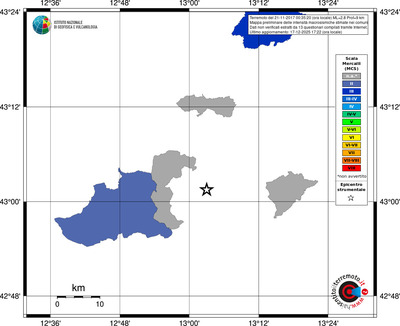 Mappa MCS - territori comuni