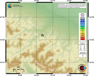 Mappa MCS - località