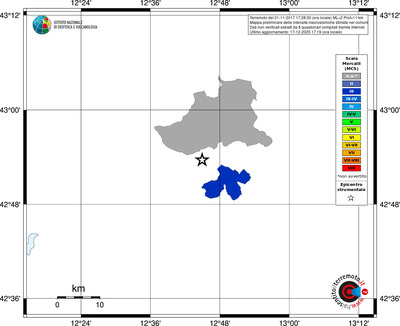 Mappa MCS - territori comuni