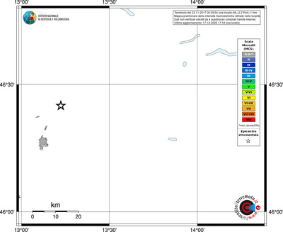 Mappa MCS - territori località