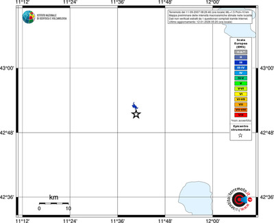 Mappa EMS - territori località