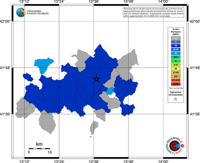 Mappa EMS - territori comuni
