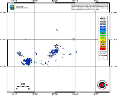 Mappa MCS - territori località