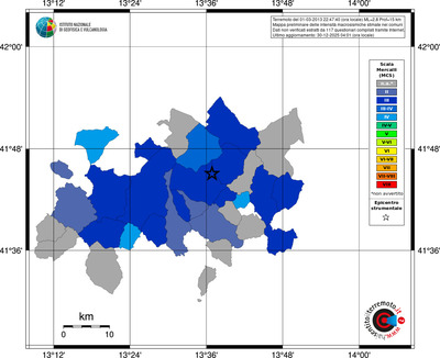 Mappa MCS - territori comuni
