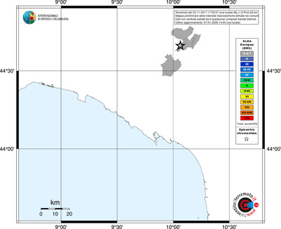 Mappa EMS - territori comuni