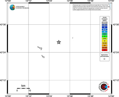 Mappa EMS - territori località