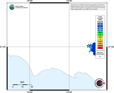 Mappa EMS - territori comuni