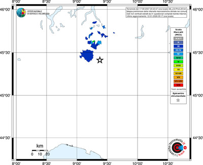 Mappa MCS - territori comuni