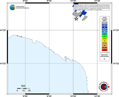 Mappa EMS - territori comuni
