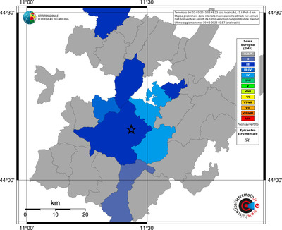 Mappa EMS - territori comuni