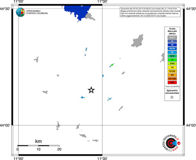 Mappa MCS - territori località