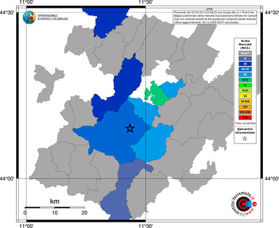 Mappa MCS - territori comuni