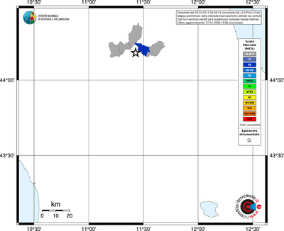 Mappa MCS - territori comuni