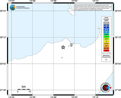 Mappa EMS - territori località