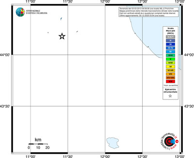 Mappa MCS - territori località