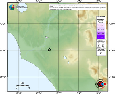 Mappa comuni con almeno 3 questionari