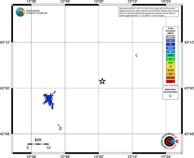 Mappa EMS - territori località