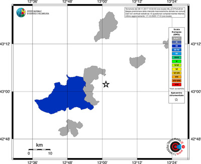 Mappa EMS - territori comuni