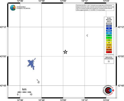 Mappa MCS - territori località
