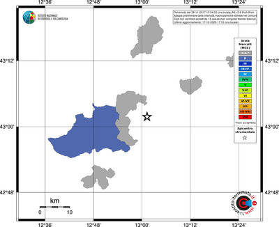 Mappa MCS - territori comuni
