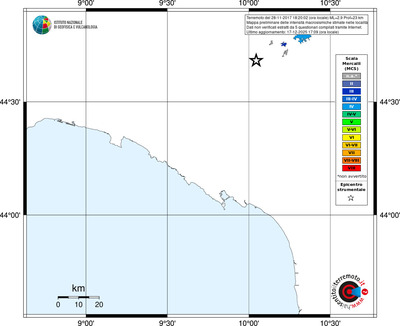 Mappa MCS - territori località
