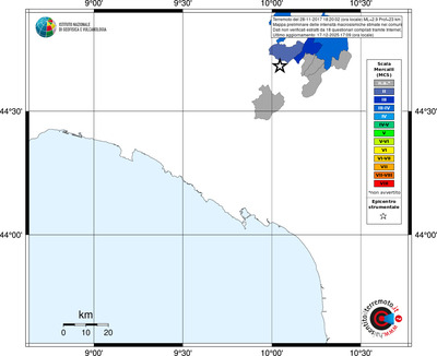 Mappa MCS - territori comuni
