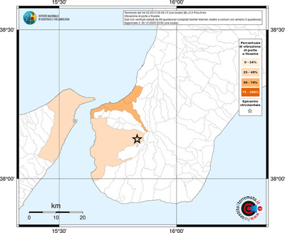 Mappa territorio comunale con almeno 3 questionari