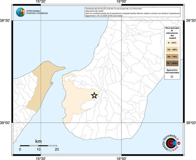 Mappa territorio comunale con almeno 3 questionari