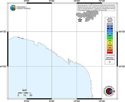 Mappa MCS - territori comuni