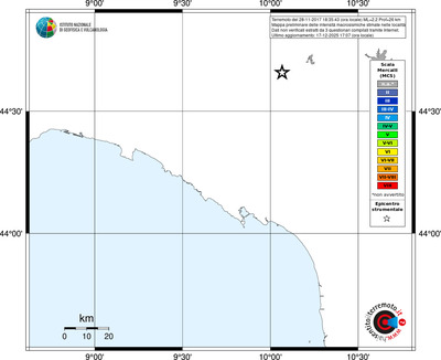 Mappa MCS - territori località