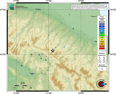 Mappa EMS - località