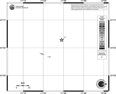 Mappa EMS - territori località