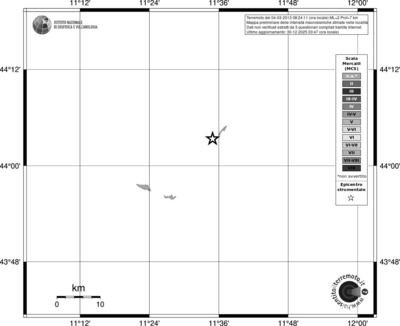 Mappa MCS - territori località